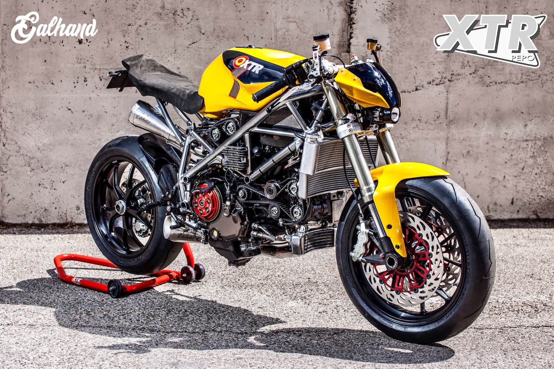 XTR Pepo Ducati 848 Cafe Racer Streetfighter Galhand 4