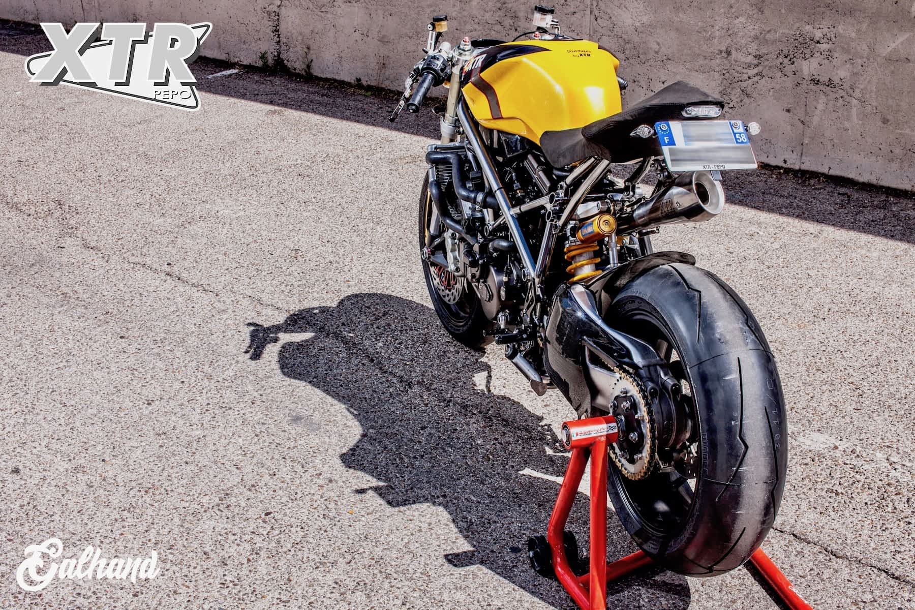 XTR Pepo Ducati 848 Cafe Racer Streetfighter Galhand 9
